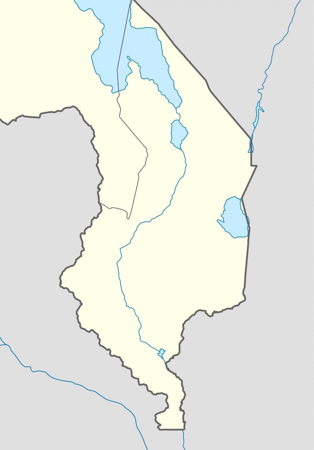 Malawi river haritası 